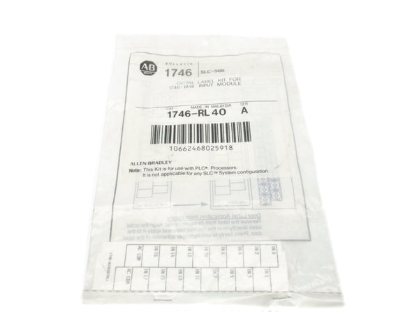 ALLEN BRADLEY 1746-RL40 SER. A NSMP