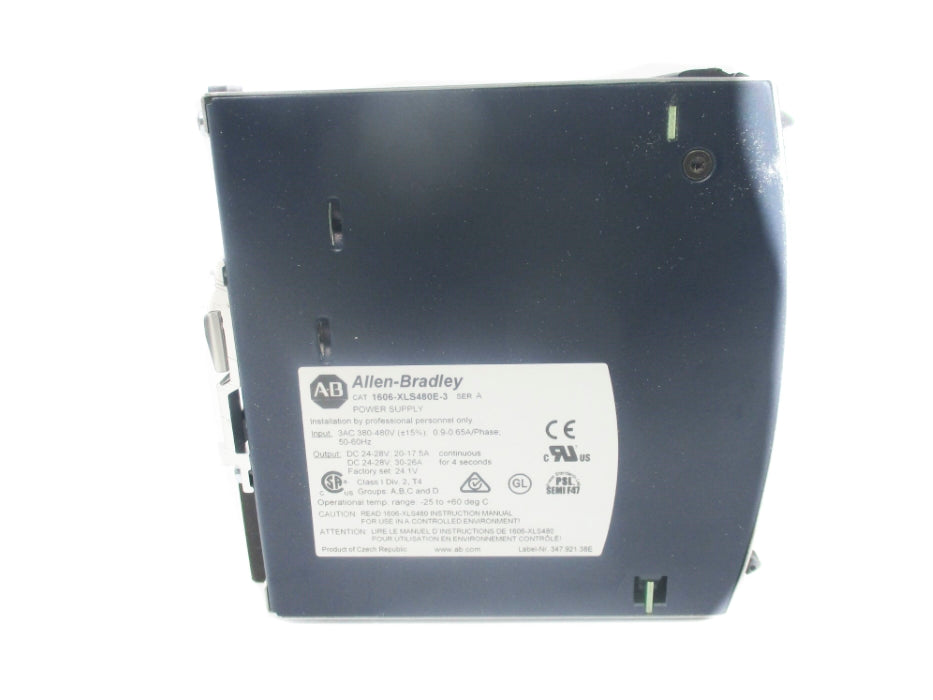 ALLEN BRADLEY 1606-XLS480E-3 SER. A 380-480V 0.9-0.65A NSMP
