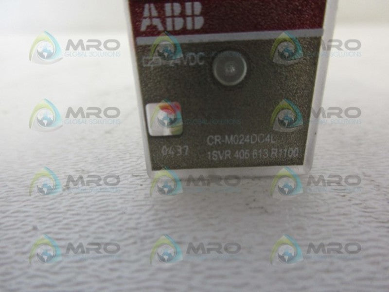 ABB 1SVR405613R1100 INTERFACE RELAY 24VDC UNMP