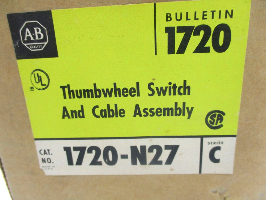 ALLEN BRADLEY 1720-N27 SER. C (BR/YL) NSMP