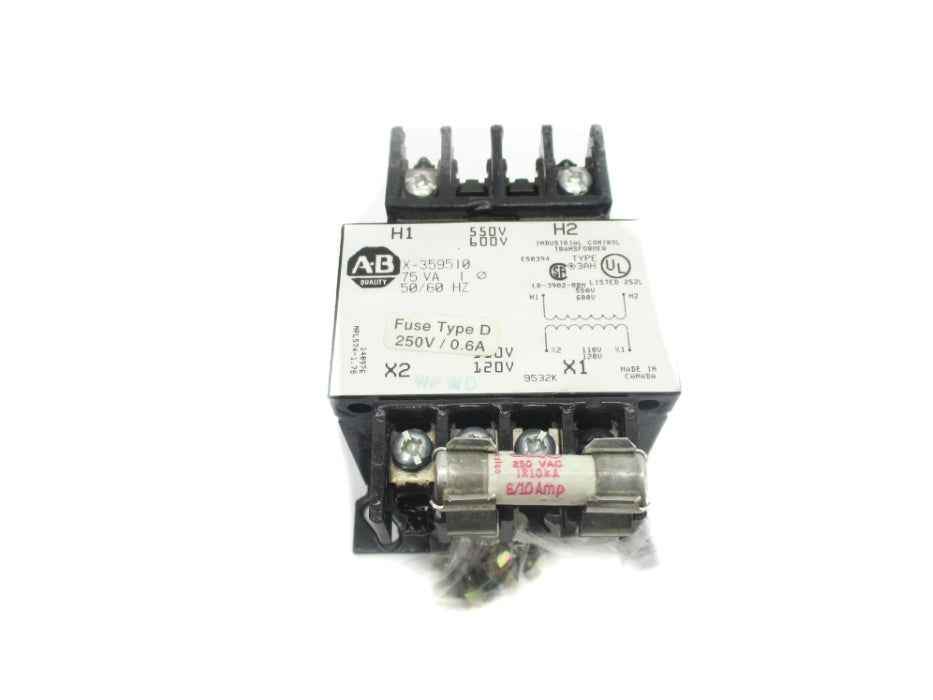 ALLEN BRADLEY 1497-N3 SER. CC 75VA (BR/YL) NSMP