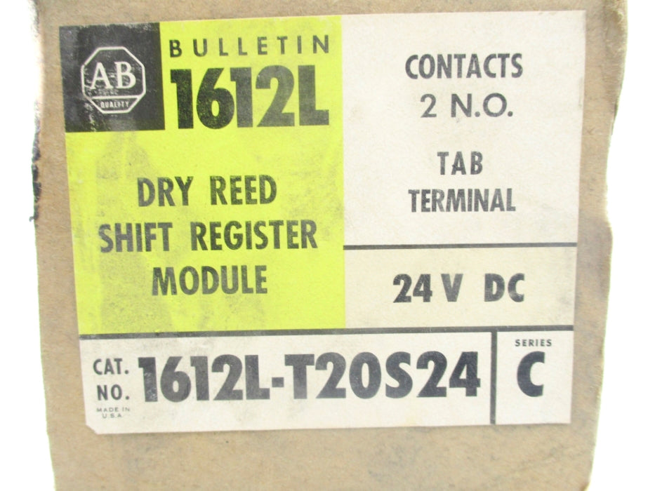 ALLEN BRADLEY 1612L-T20S24 SER. C (BR/YL) NSMP