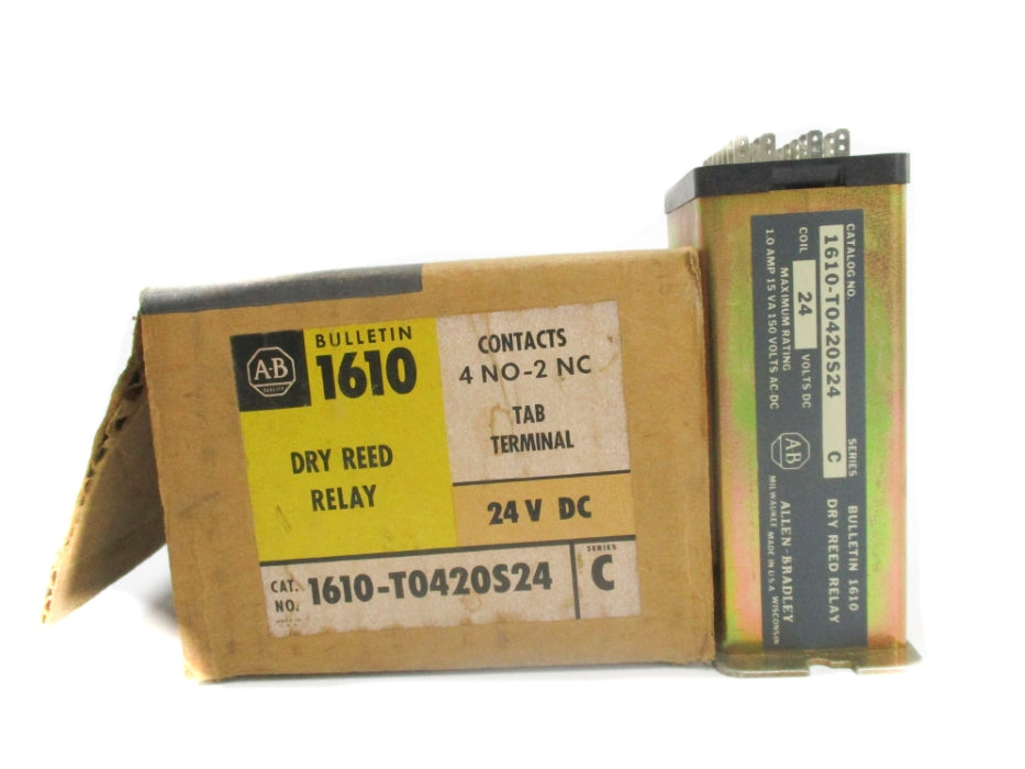 ALLEN BRADLEY 1610-T0420S24 SER. C 24VDC 1.0A (BR/YL) NSMP