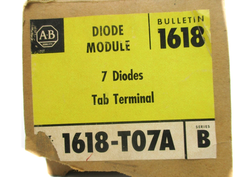 ALLEN BRADLEY 1618-T07A SER. B (BR/YL) NSMP