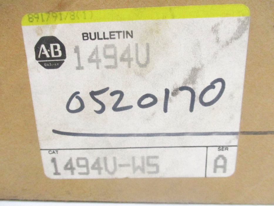 ALLEN BRADLEY 1494V-W5 SER. A (BR/YL) NSMP