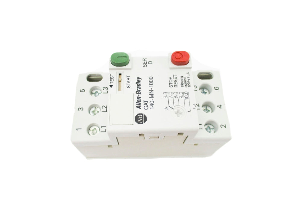 ALLEN BRADLEY 140-MN-1000 SER. D 690V 6.3-10.0A (BR/WH) NSMP