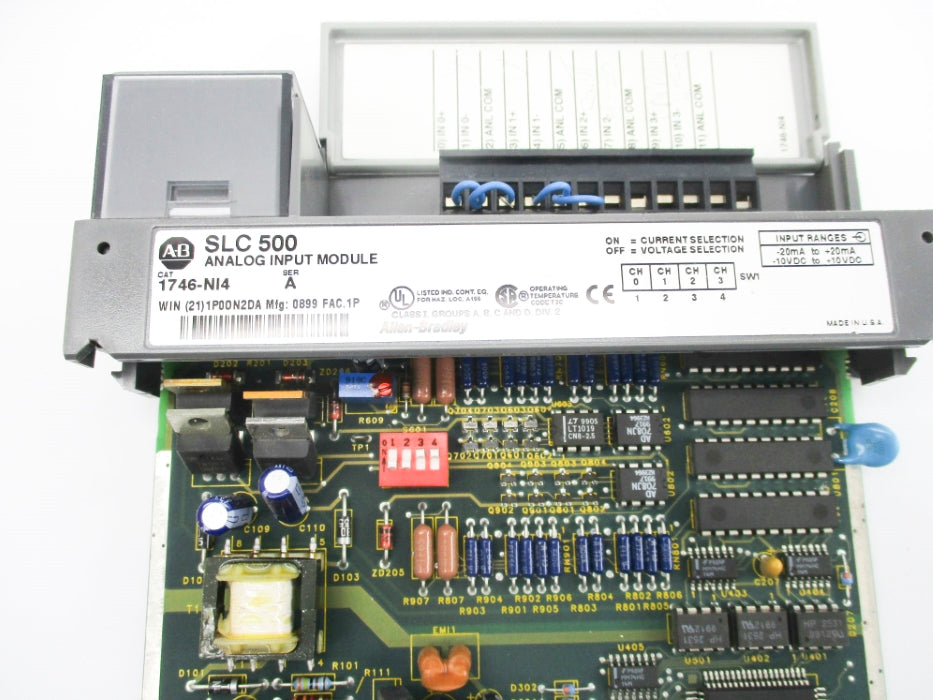 ALLEN BRADLEY 1746-NI4 SER. A 10VDC NSNP
