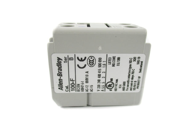 ALLEN BRADLEY 100-FA11 SER. B 600VAC 10A (WH) NSMP