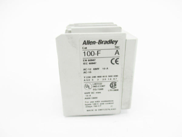ALLEN BRADLEY 100-FA22 SER. A 600VAC 10A (BR/WH) NSMP