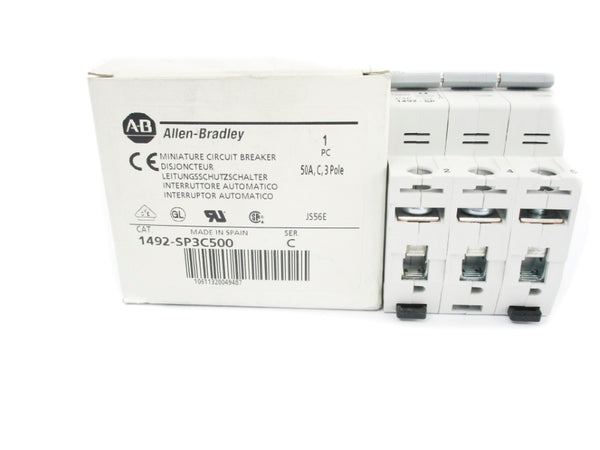ALLEN BRADLEY 1492-SP3C500 SER. C 415VAC 50A NSMP