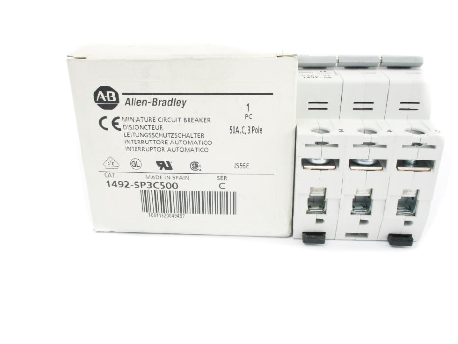 ALLEN BRADLEY 1492-SP3C500 SER. C 415VAC 50A NSMP