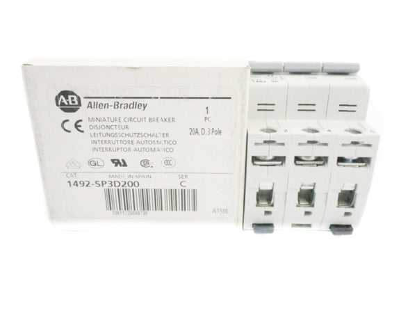 ALLEN BRADLEY 1492-SP3D200 SER. C 415VAC 20A NSMP