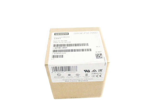 SIEMENS 6EP1961-2BA21 24VDC NSFS