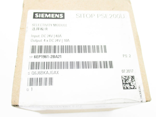 SIEMENS 6EP1961-2BA21 24VDC NSFS