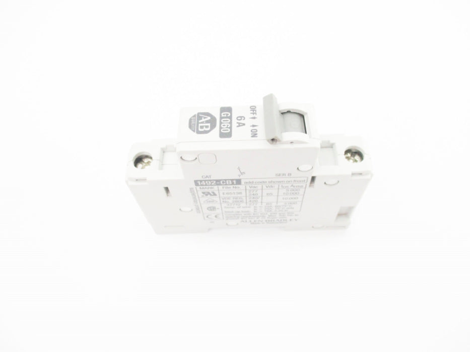 ALLEN BRADLEY 1492-CB1G060 SER. B 277V 6A (GY/BL) NSMP