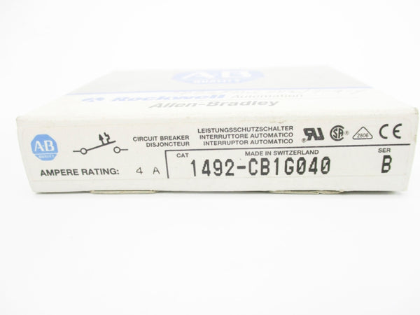 ALLEN BRADLEY 1492-CB1G040 SER. B 277V 4A NSMP