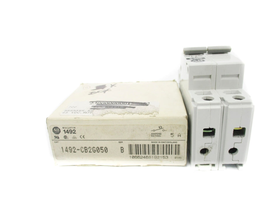 ALLEN BRADLEY 1492-CB2G050 SER. B 480VAC 5A NSMP