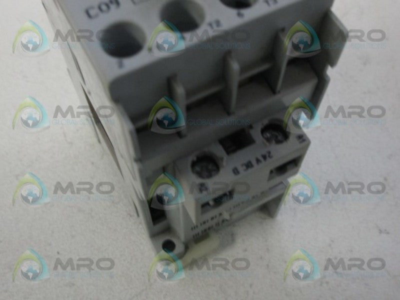 ALLEN BRADLEY 100-C09ZJ01 SER. A CONTACTOR 24V UNMP