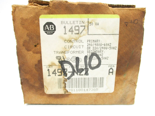 ALLEN BRADLEY 1497-N27 SER. A .050KVA (BR/YL) NSMP