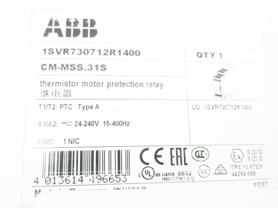 ABB 1SVR730712R1400 CM-MSS.31S 24-240V NSFS
