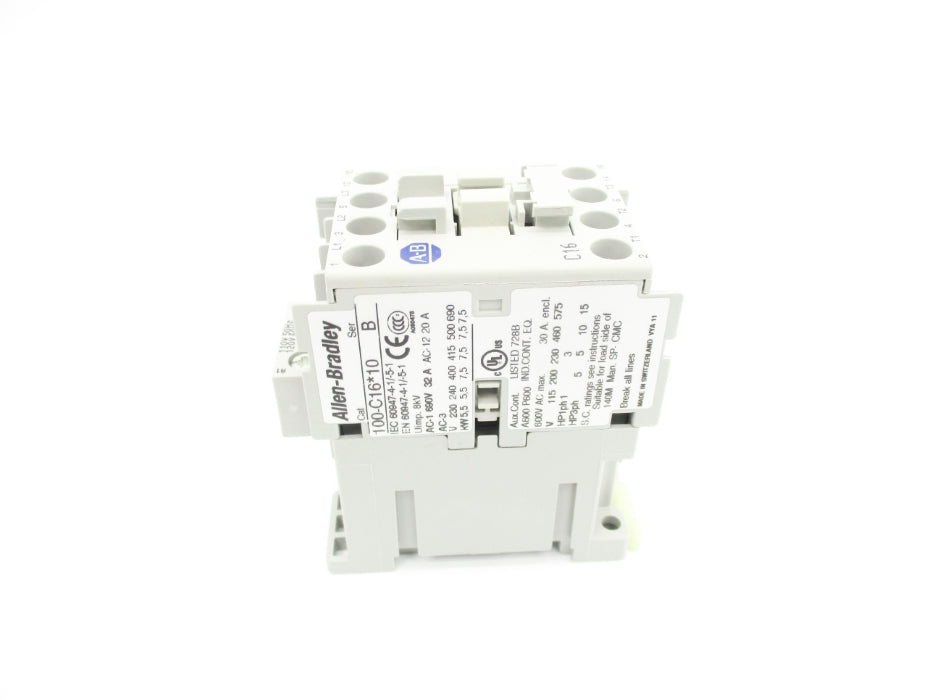 ALLEN BRADLEY 100-C16D10 SER. B 110/120V 32A (BR/WH) NSMP