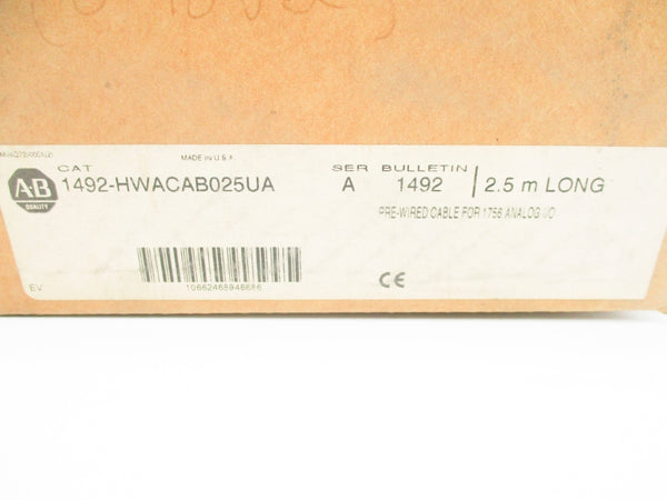 ALLEN BRADLEY 1492-HWACAB025UA SER. A (BR/WH) NSMP