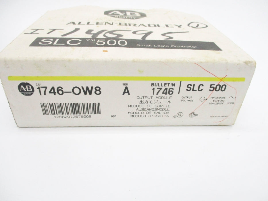 ALLEN BRADLEY 1746-OW8 SER. A 10-250VAC NSMP