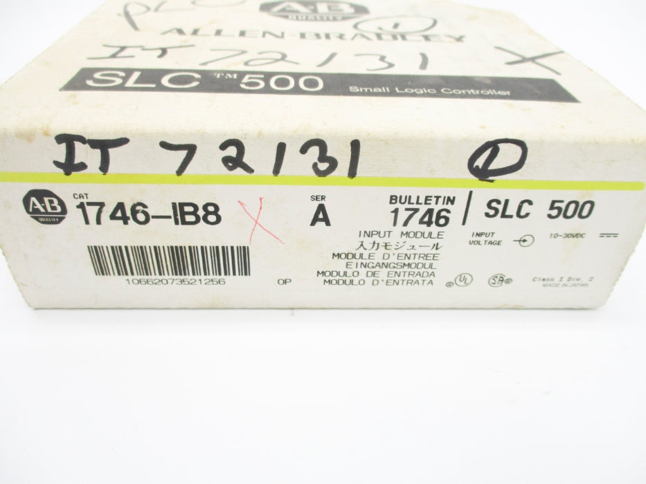 ALLEN BRADLEY 1746-IB8 SER. A NSMP