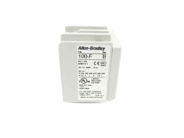 ALLEN BRADLEY 100-FA40 SER. B 600VAC 10A (WH) NSMP