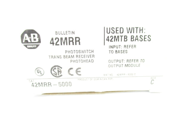 ALLEN BRADLEY 42MRR-5000 SER. C (WH) NSMP