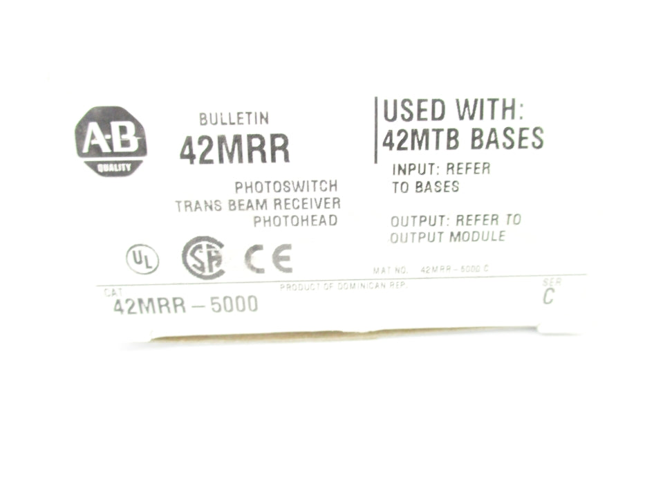 ALLEN BRADLEY 42MRR-5000 SER. C (WH) NSMP