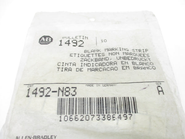 ALLEN BRADLEY 1492-N83 SER. A (PKG OF 10) NSMP