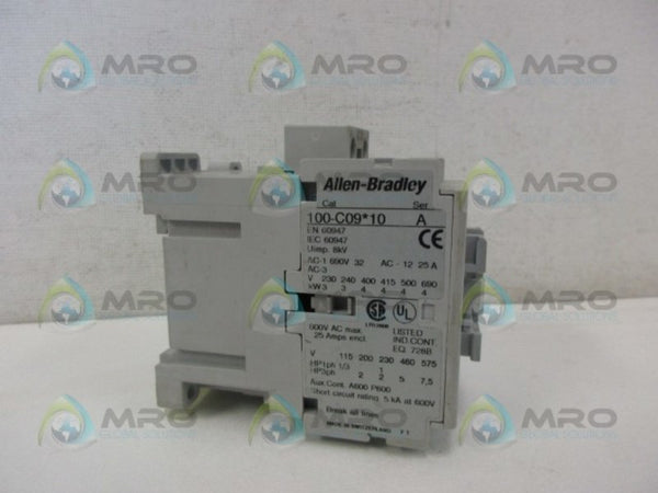 ALLEN BRADLEY 100-C09X10 SER. A CONTACTOR 42/48V UNMP
