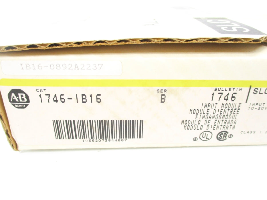 ALLEN BRADLEY 1746-IB16 SER. B NSMP