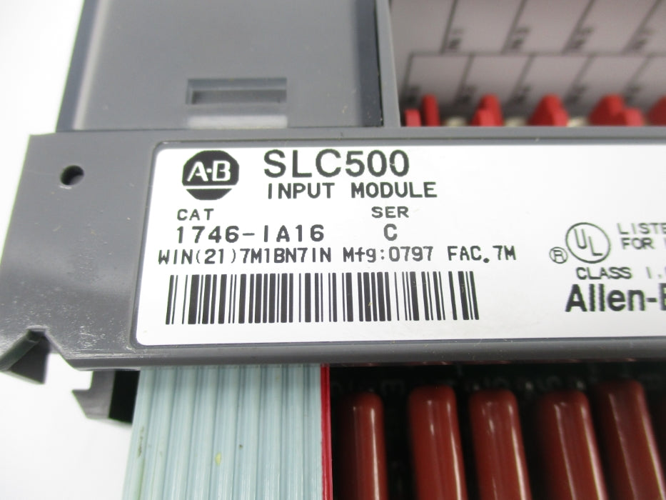 ALLEN BRADLEY 1746-IA16 SER. C 85-132VAC NSNP