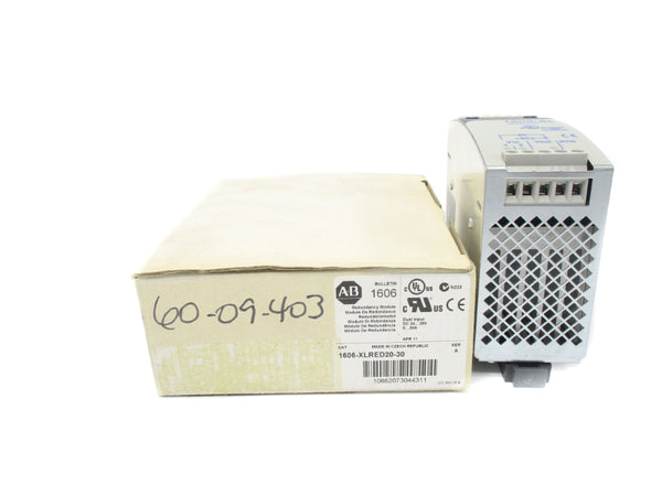 ALLEN BRADLEY 1606-XLRED20-30 SER. A 24-28VDC 0-30A NSMP