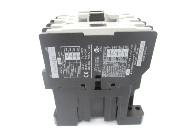 ALLEN BRADLEY 100-A24ND3 SER. C 110/120V 24A (GY/BL) NSMP