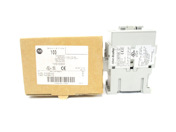 ALLEN BRADLEY 100-C30D10 SER. C 110/120V 65A (BR/WH) NSMP