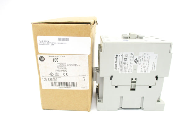 ALLEN BRADLEY 100-C85D00 SER. A 110/120V 100A (BR/WH) NSMP