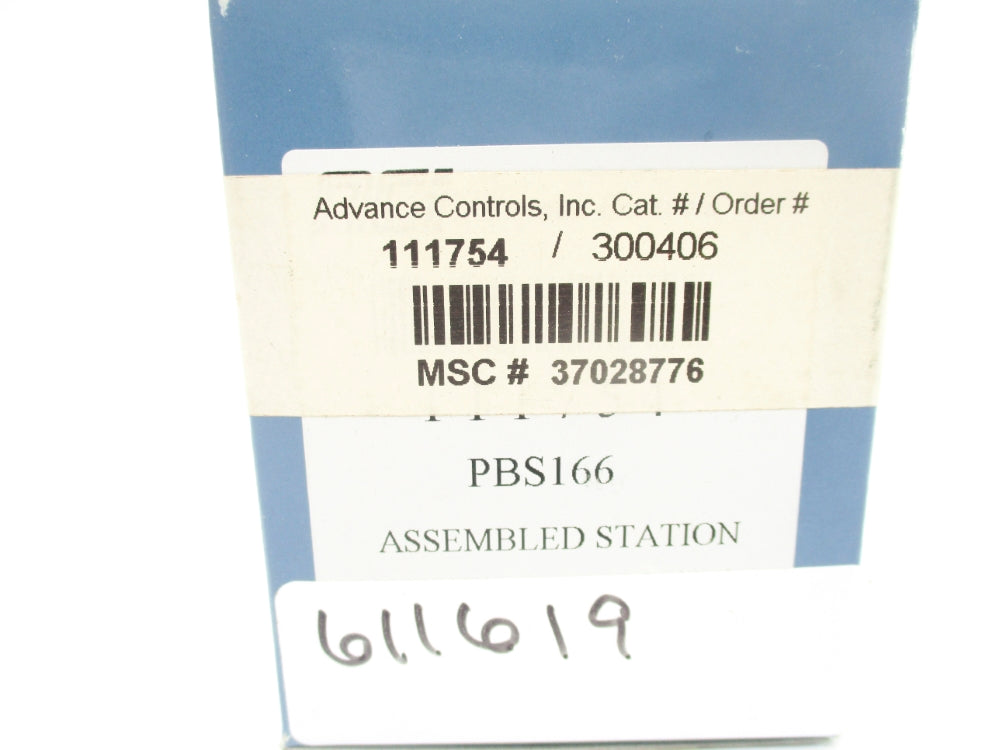 ADVANCE CONTROLS PBS166 NSMP