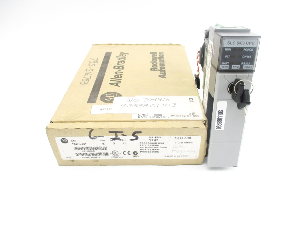 ALLEN BRADLEY 1747-L531 SER. E F/W 11 NSMP