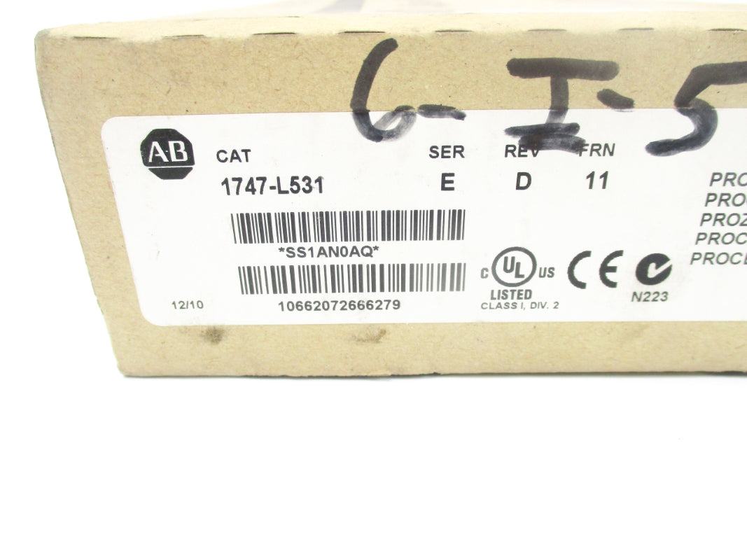 ALLEN BRADLEY 1747-L531 SER. E F/W 11 NSMP