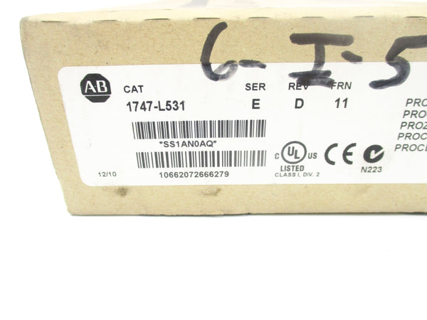 ALLEN BRADLEY 1747-L531 SER. E F/W 11 NSMP