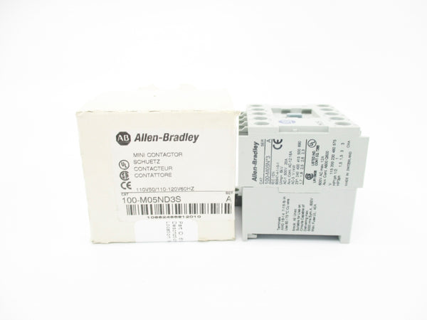 ALLEN BRADLEY 100-M05ND3S SER. A 110/120V (WH) NSMP