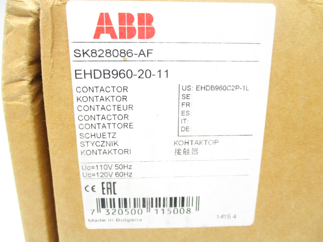 ABB SK828086-AF EHDB960-20-11 110-120V NSMP