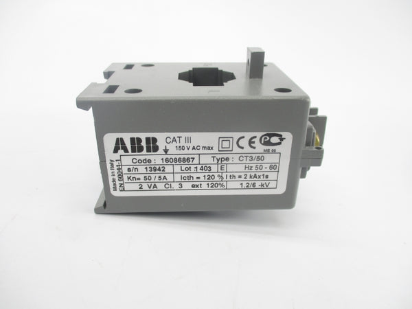 ABB CT3/50 EH6867 150VAC 5A NSMP