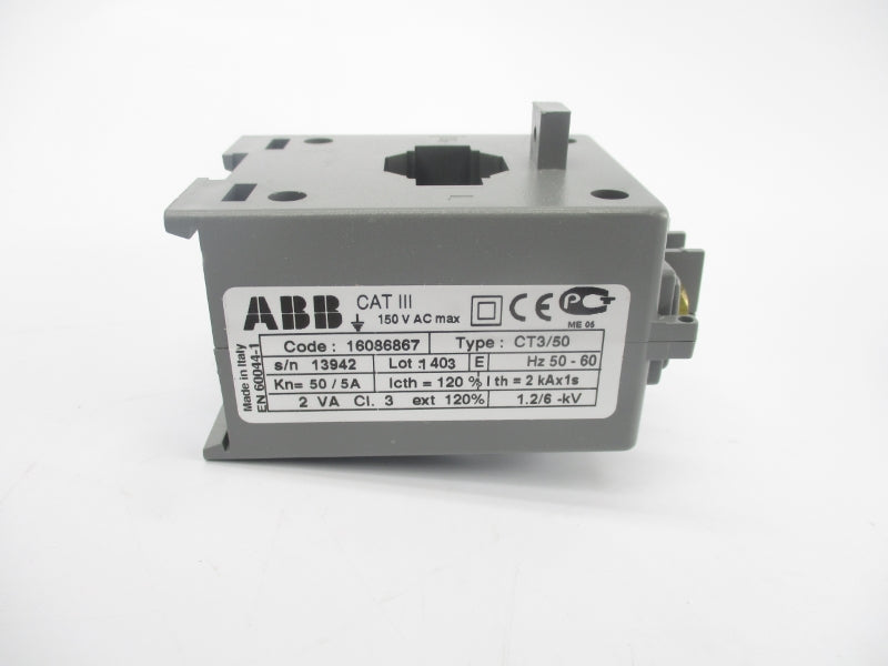ABB CT3/50 EH6867 150VAC 5A NSMP