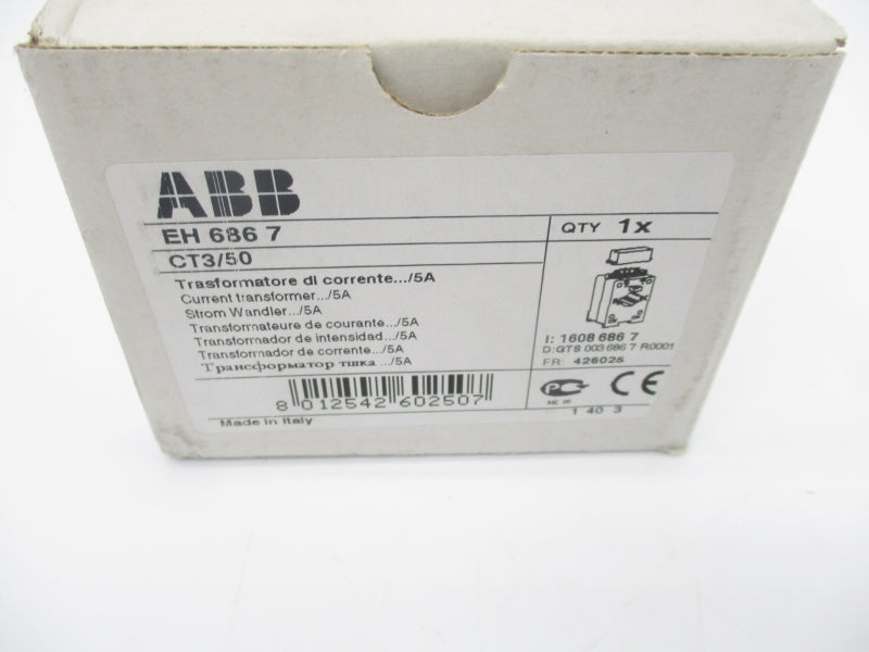 ABB CT3/50 EH6867 150VAC 5A NSMP