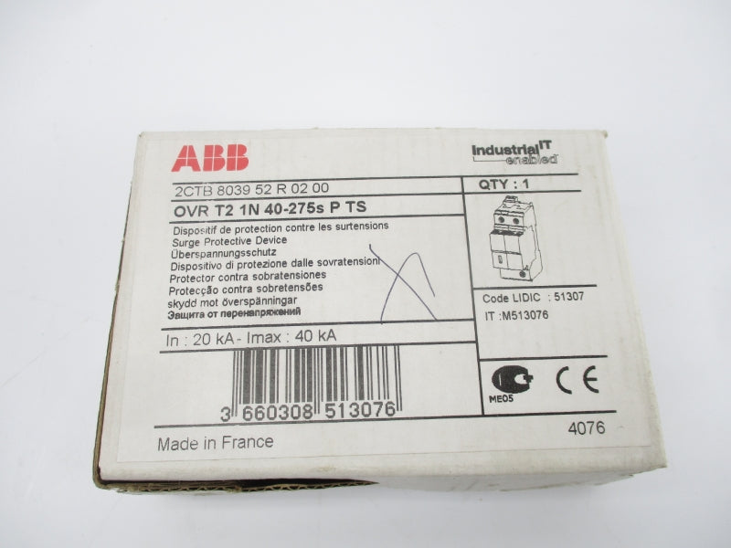 ABB OVRT21N40-275SPTS 2CTB803952R0200 275V NSMP