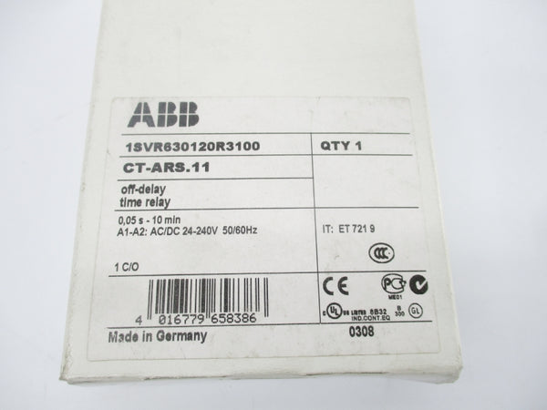 ABB 1SVR630120R3100 CT-ARS.11 24-240VAC/DC 10A 0,05S-10M NSMP
